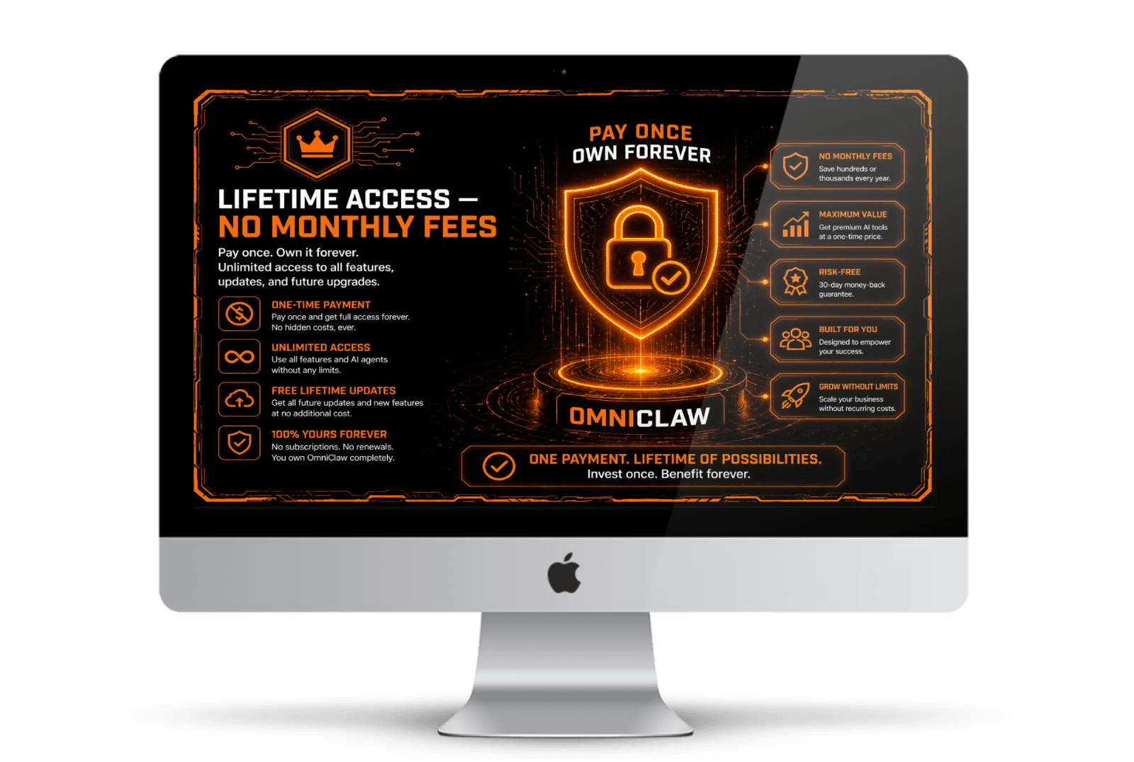 Lifetime Access - No Monthly Fees